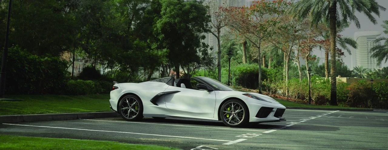 Chevrolet Corvette C8 Vit