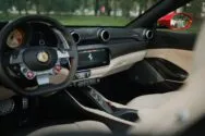 Ferrari Rojo Portofino interior del ferrari portofino 2019