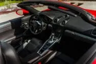 2017 porsche boxster S Interior rojo