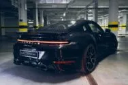 Porsche 911 Turbo S Черный 911 turbo s в аренду в Дубае