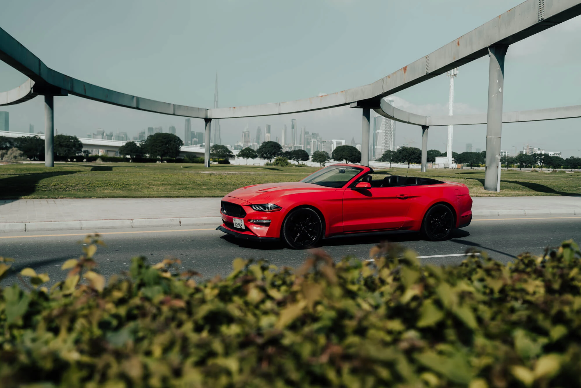 Ford Mustang Rouge