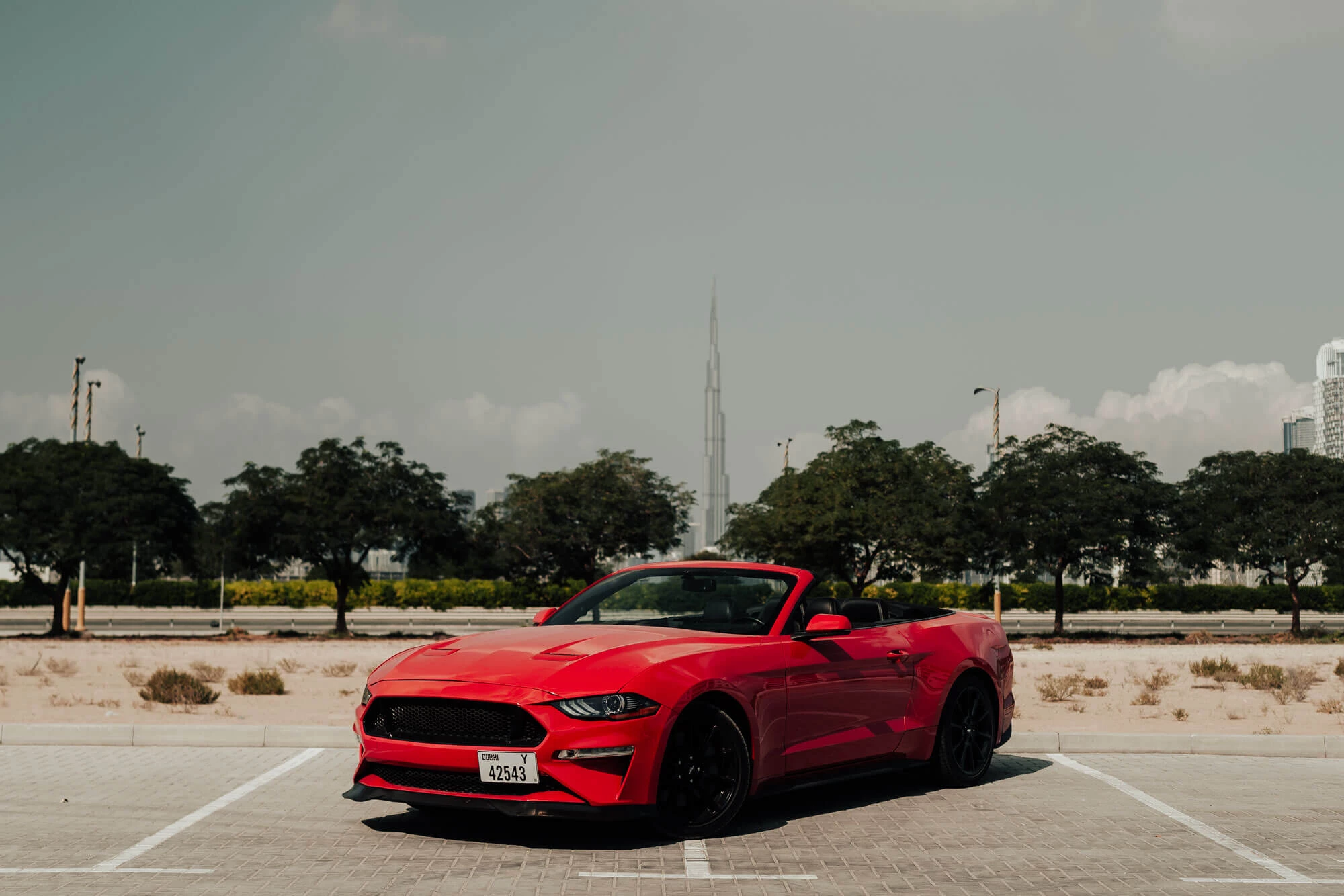Ford Mustang Rød