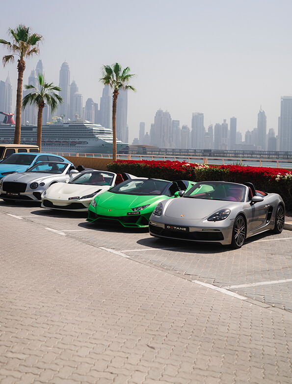 Lej en konvertibel bil i Dubai