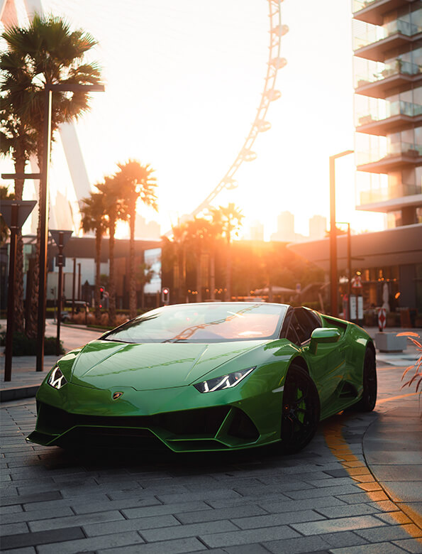 Alquile el Lamborghini Huracán en Dubai