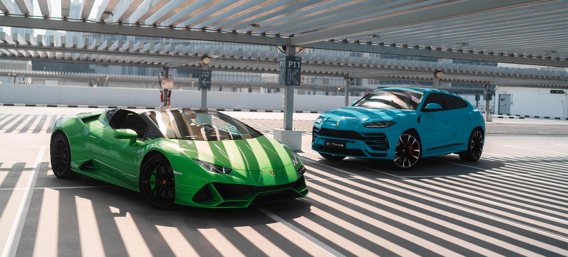 Hyr Lamborghini i Dubai