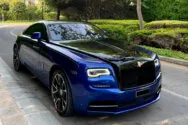 Rolls-Royce Wraith Blau rollt royce wraith blau