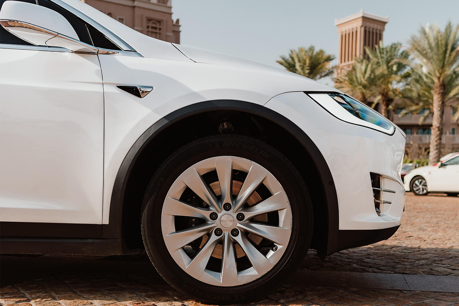 Tesla Model X Blanc