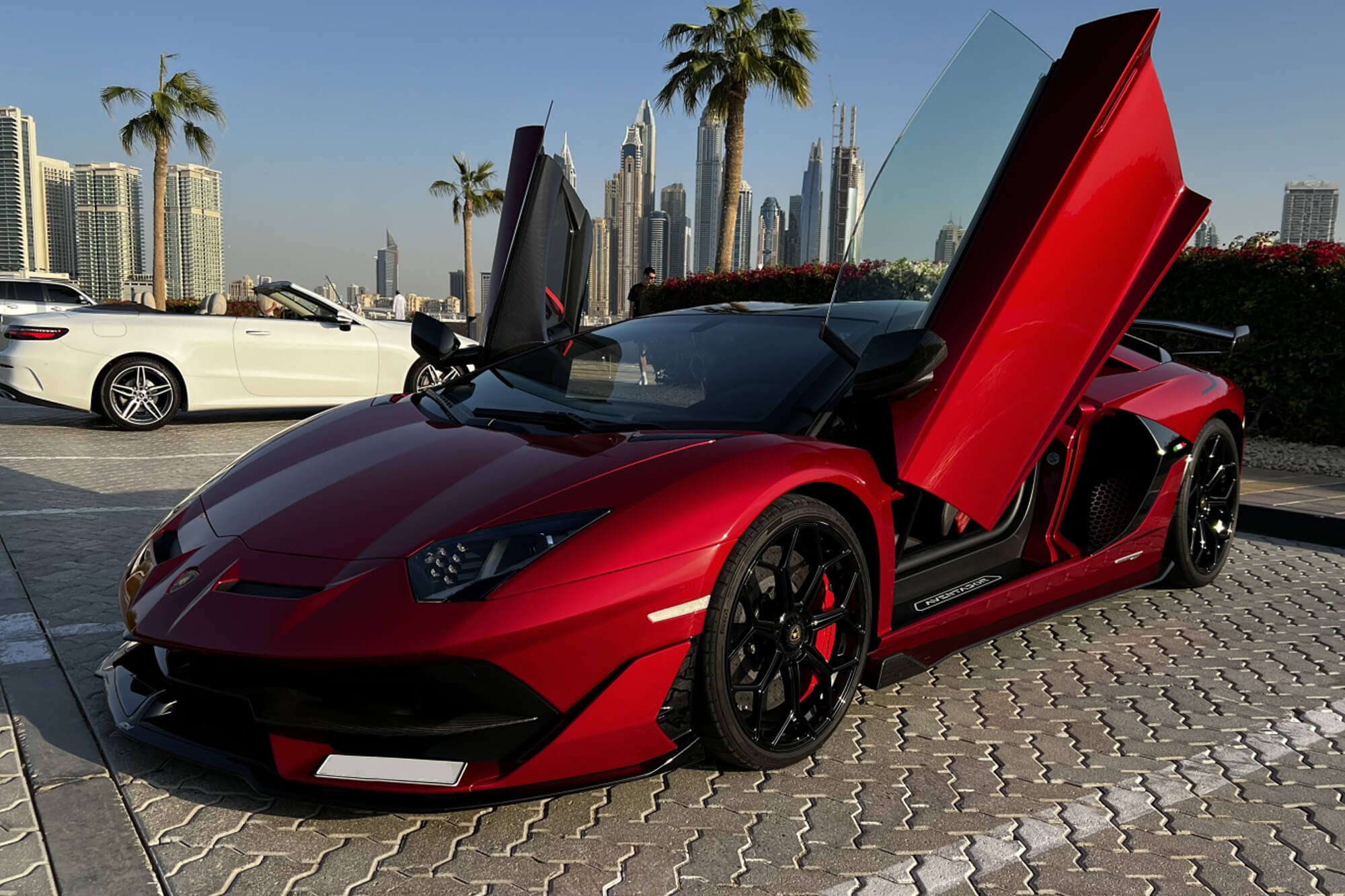 Lamborghini Aventador SVJ Red
