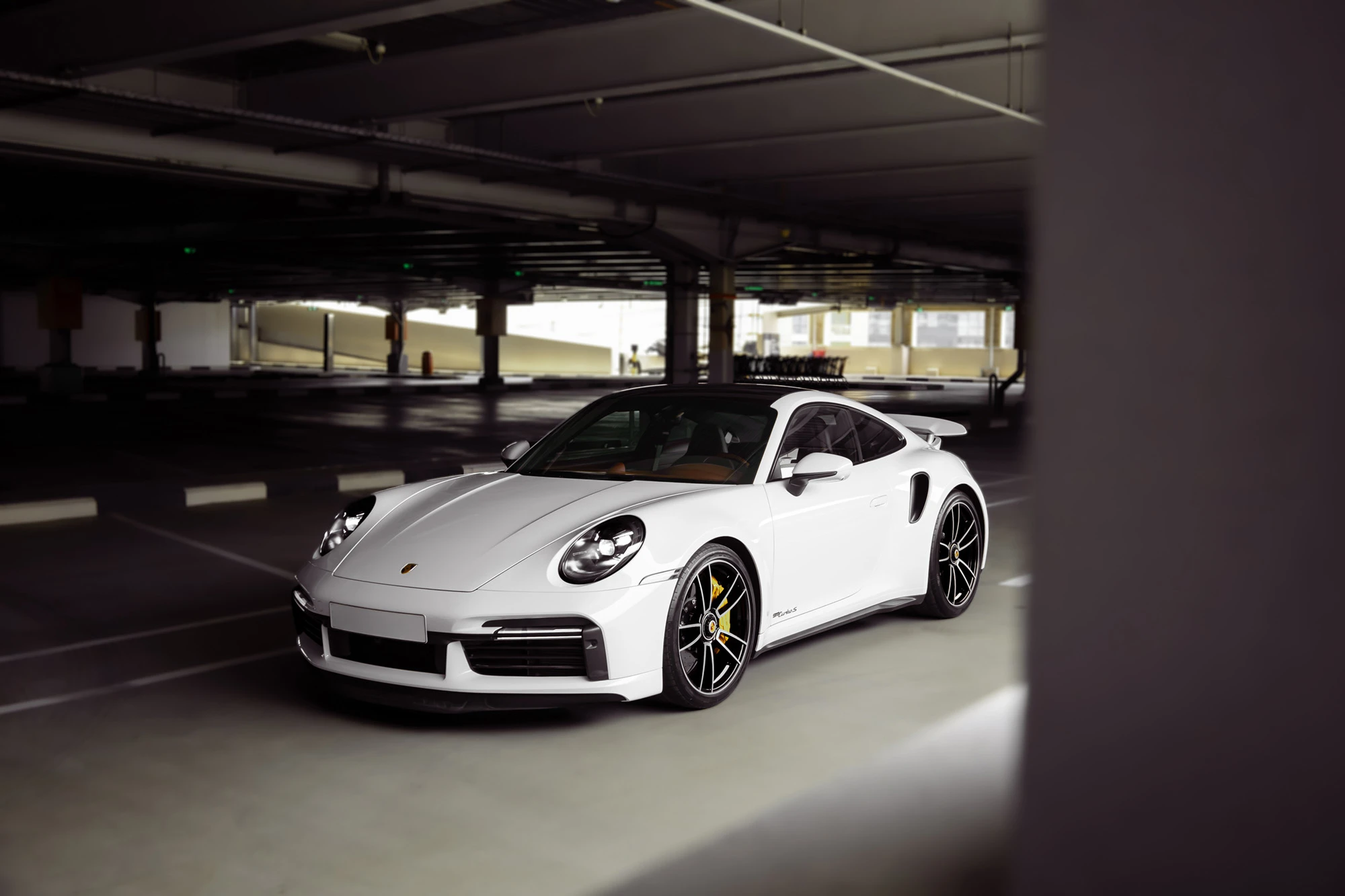 Porsche 911 Turbo S White