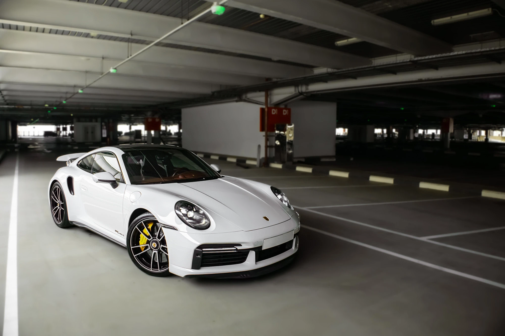 Porsche 911 Turbo S White