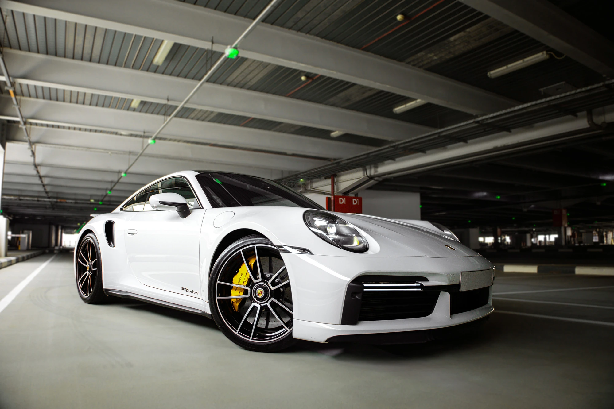 Porsche 911 Turbo S White