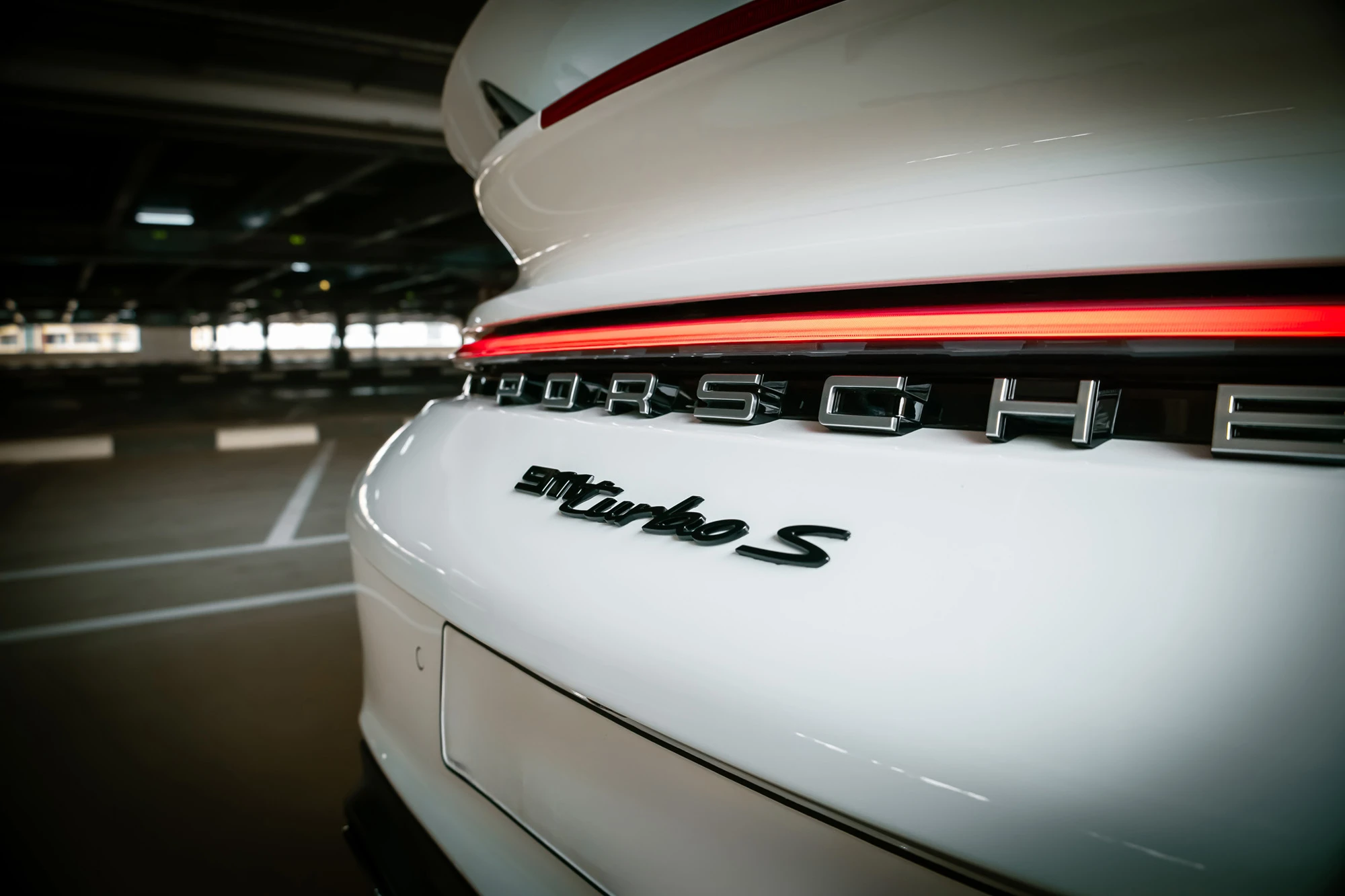 Porsche 911 Turbo S White