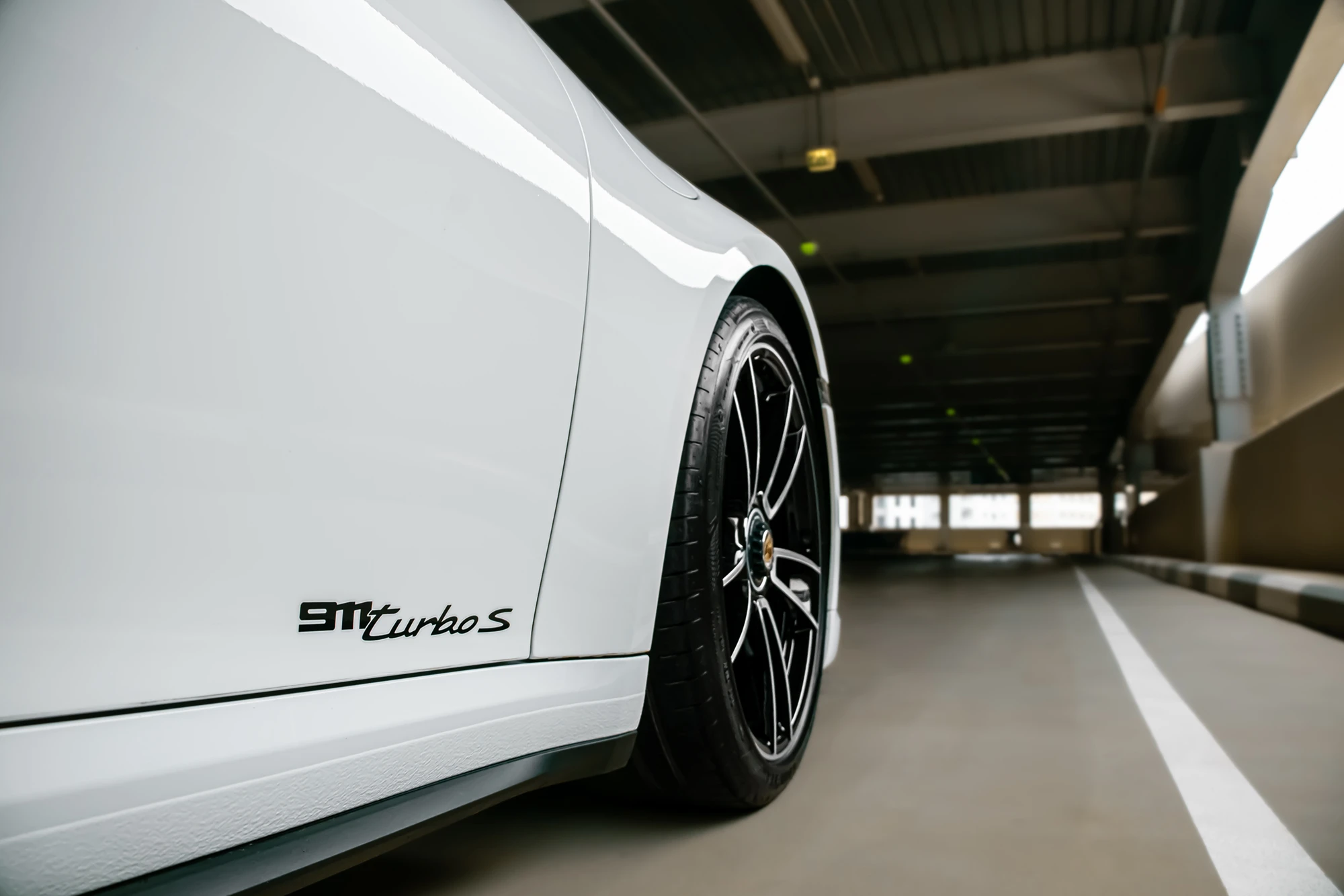 Porsche 911 Turbo S White