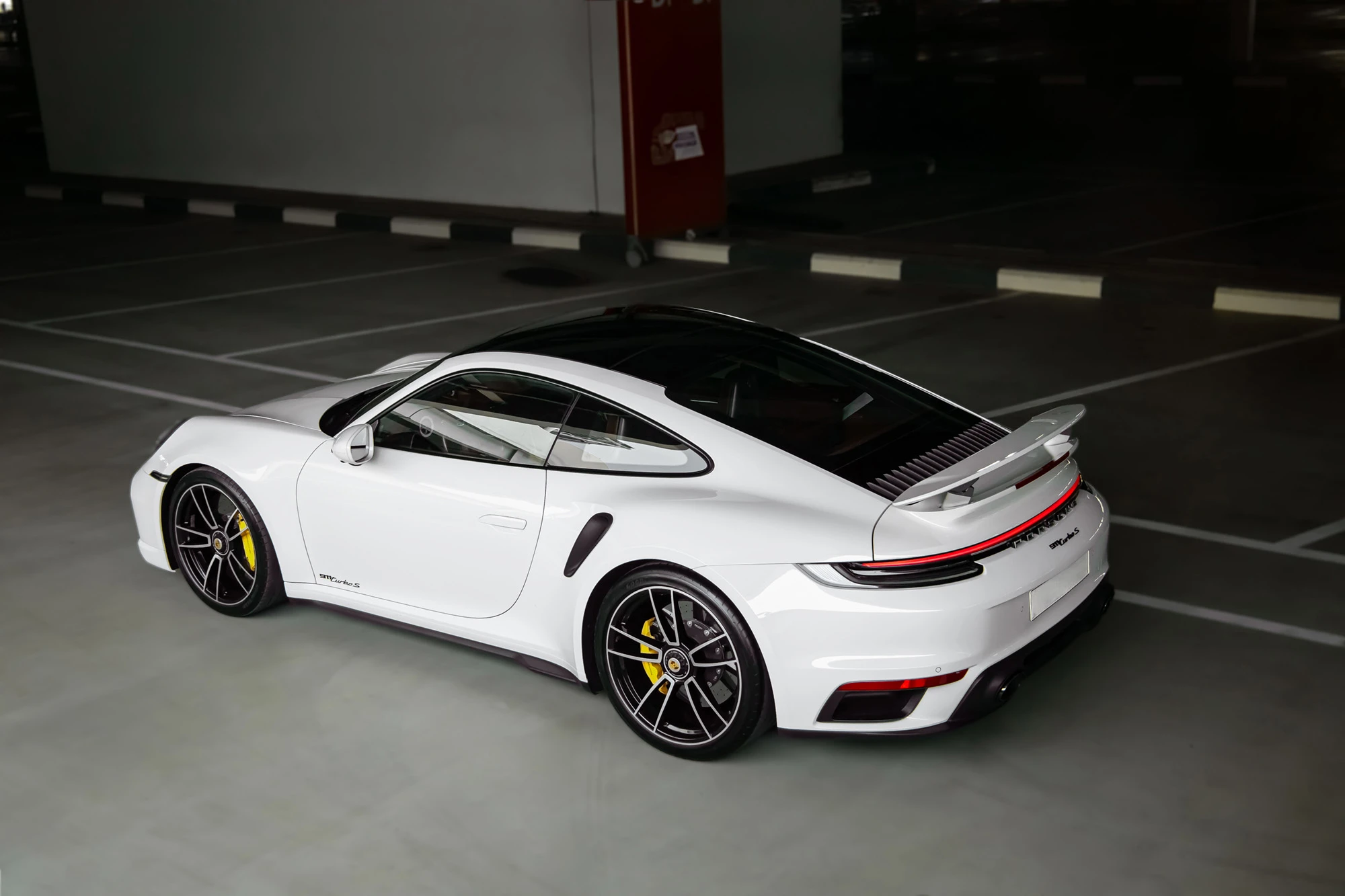 Porsche 911 Turbo S White