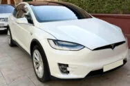 Tesla Model X Weiß Tesla Model X Weiß