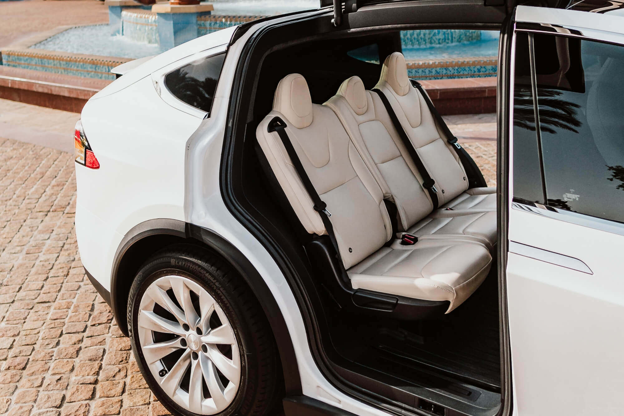 Tesla Model X Blanc