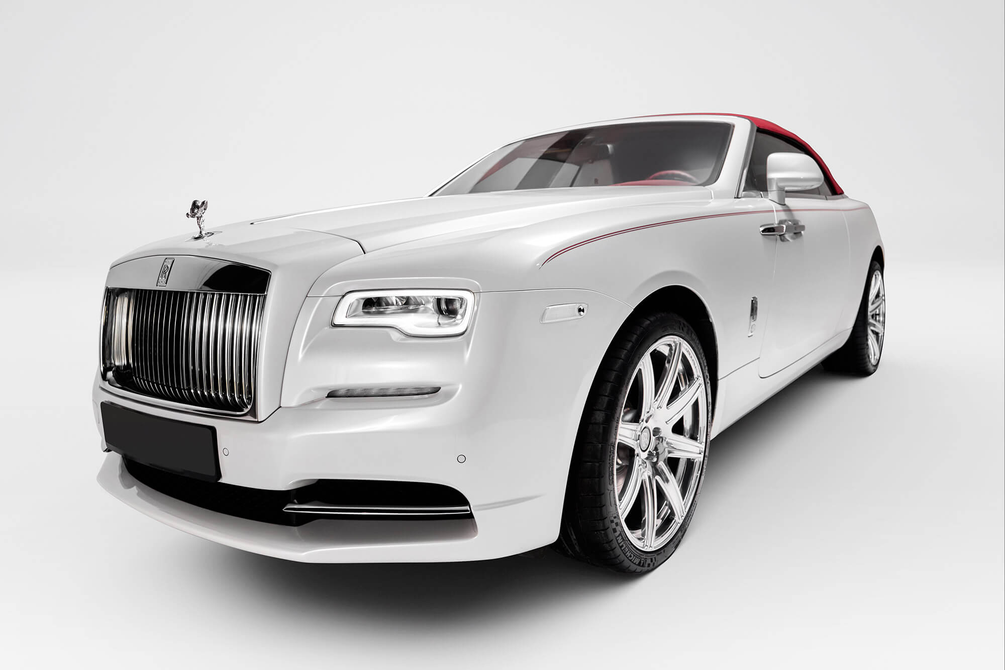 Rolls Royce Dawn White & Red