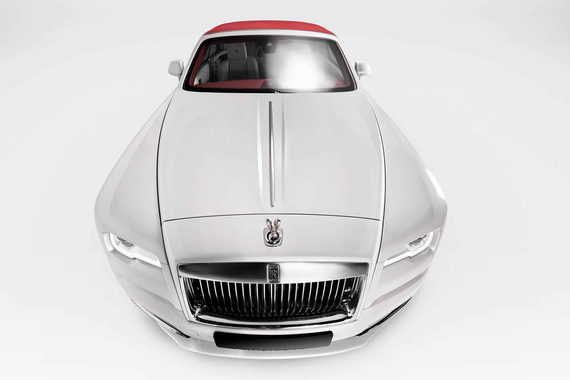 Rolls Royce Dawn White & Red