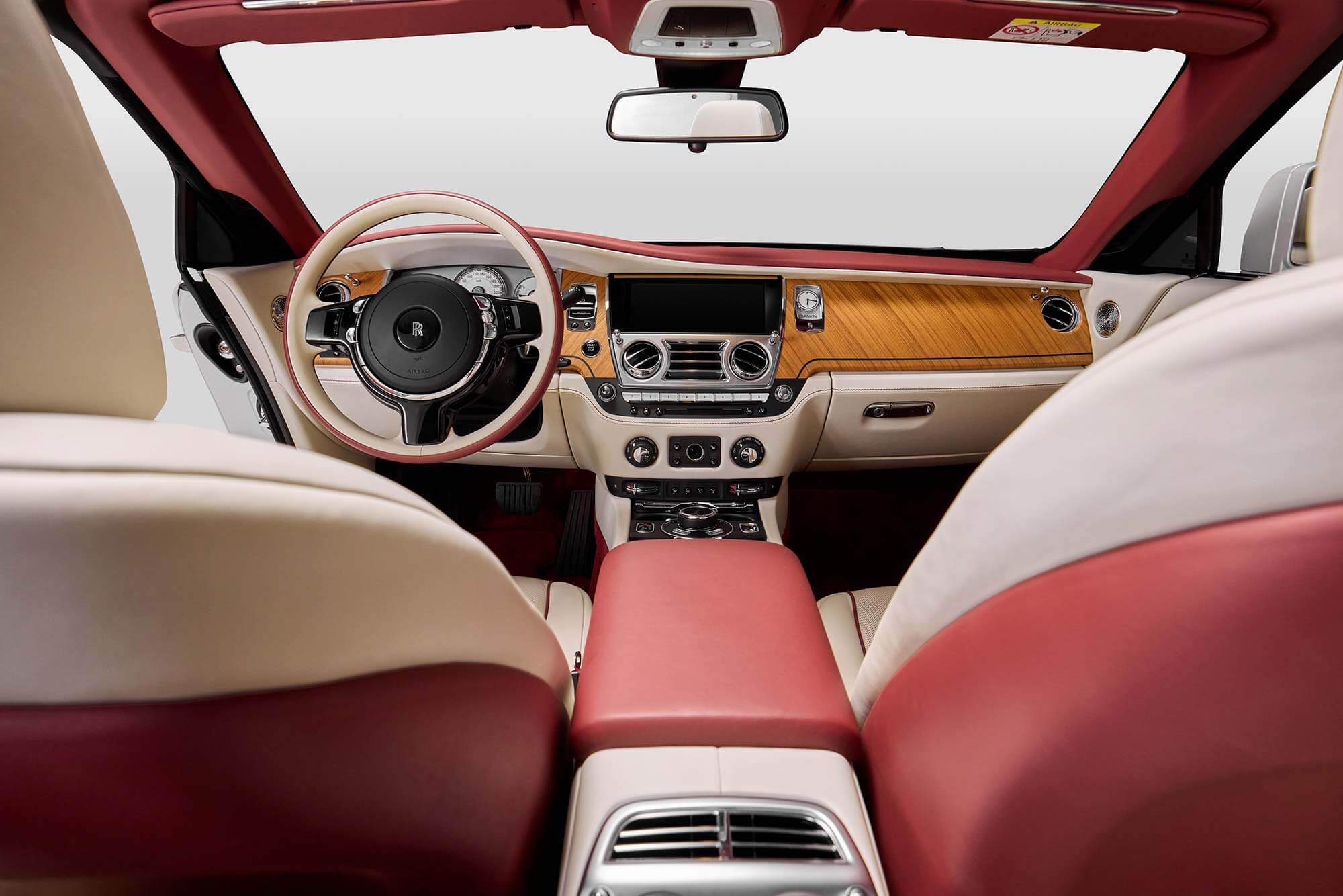 Rolls Royce Dawn White & Red