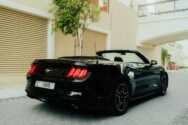 Ford Mustang noire