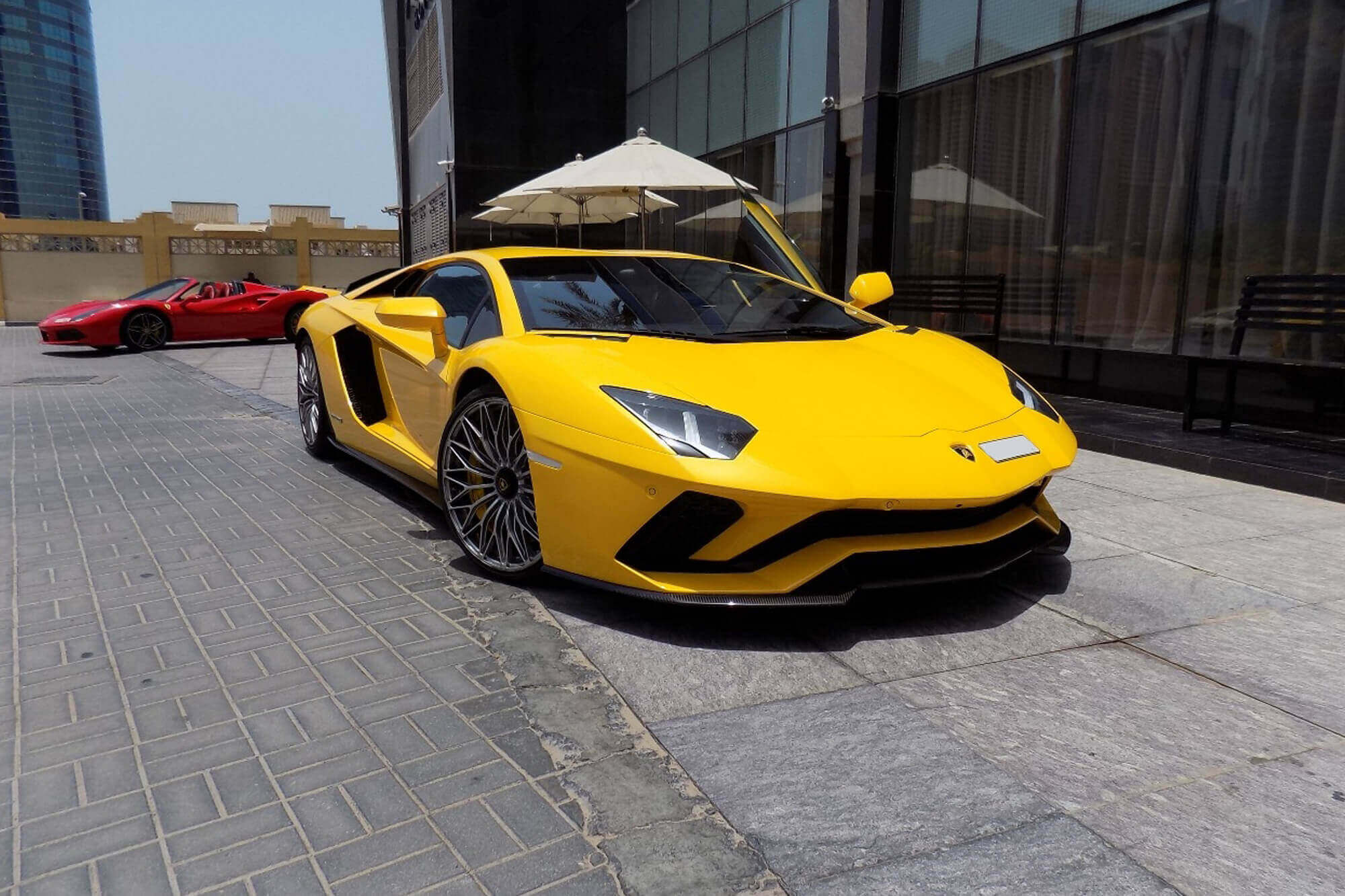 Lamborghini Aventador S Gelb