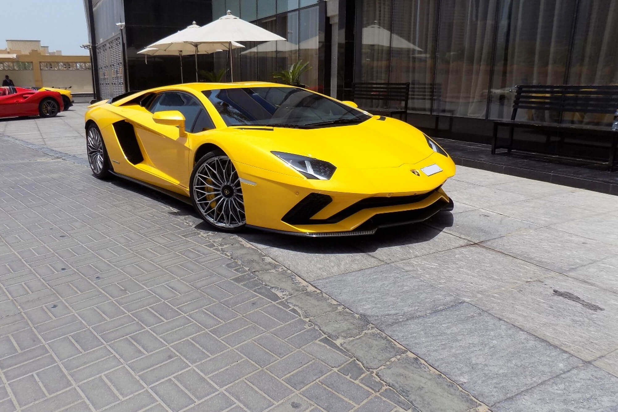 Lamborghini Aventador S Gelb