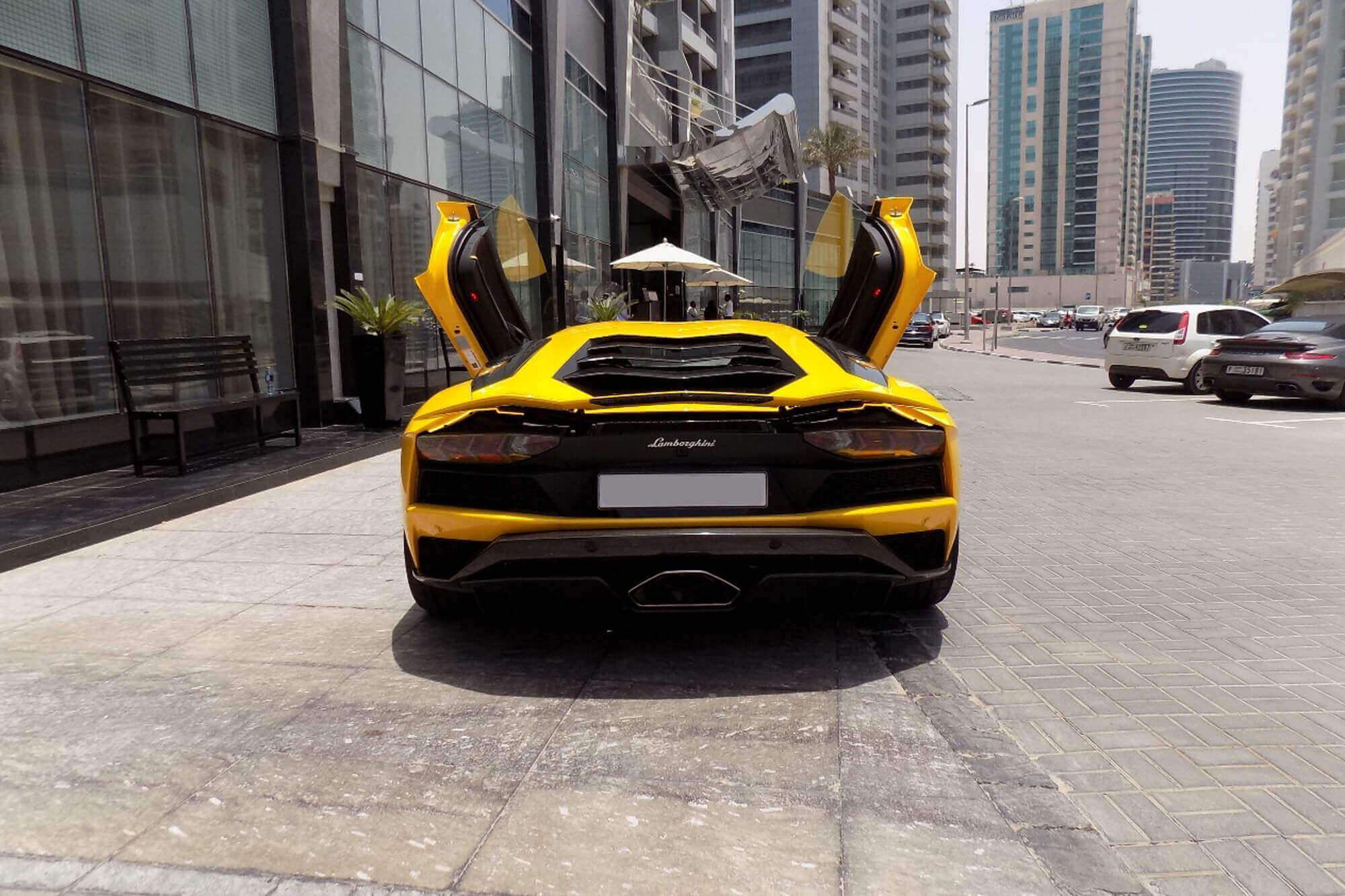 Lamborghini Aventador S Gelb
