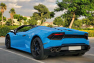 Lamborghini Huracan Spyder (blu)