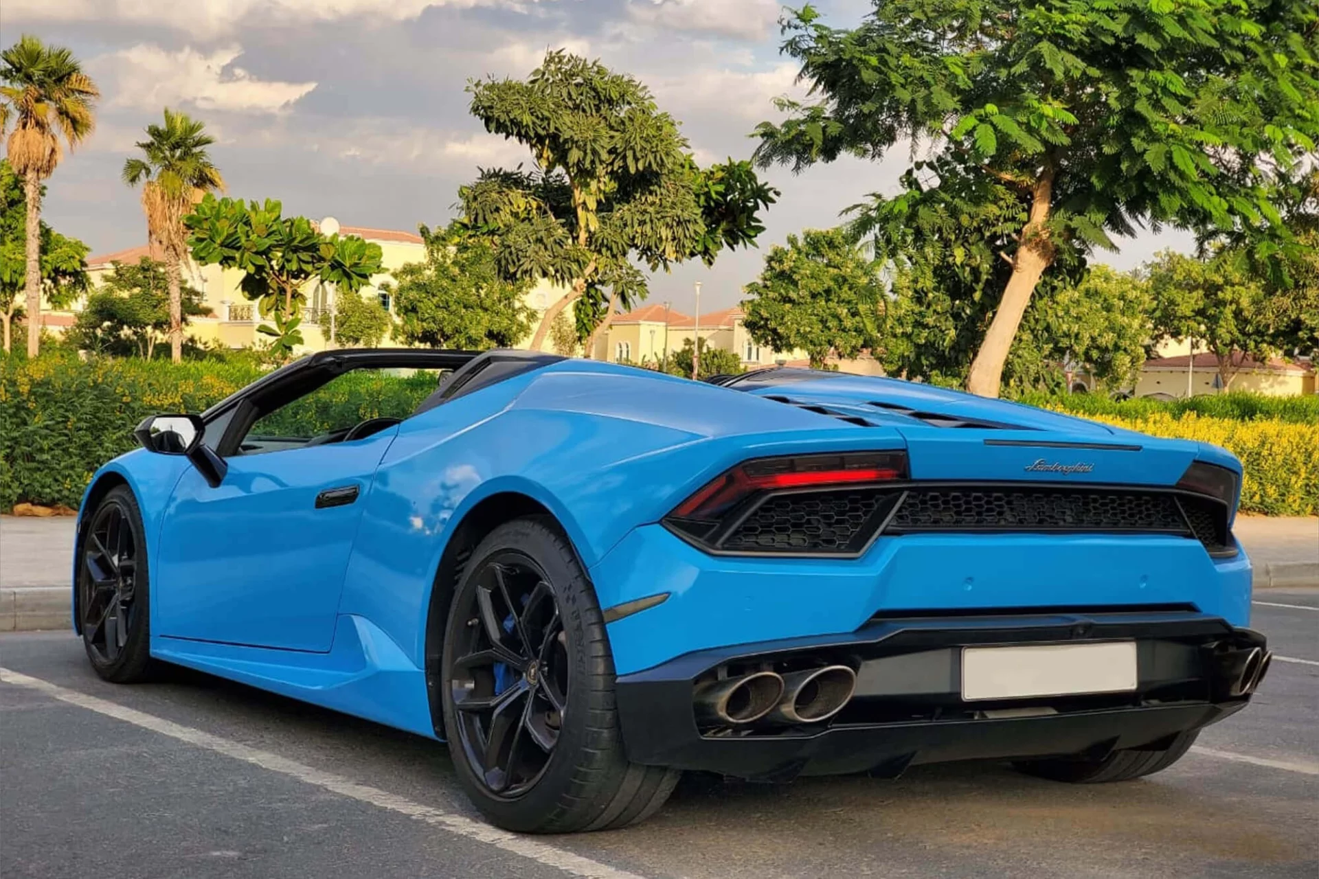 Lamborghini Huracan Spyder (синий)