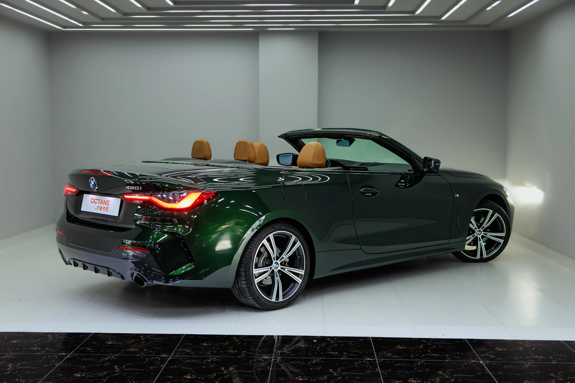 BMW 420 Convertible Green BMW 420 Convertible Green