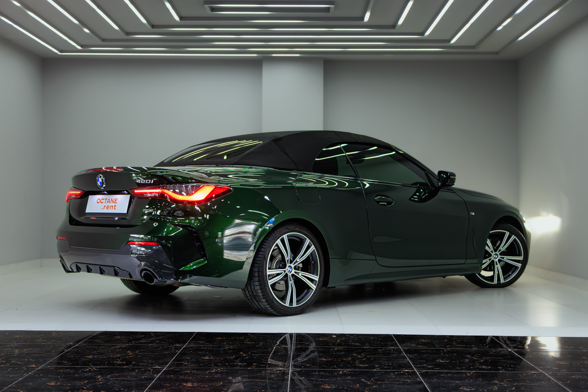 BMW 420 Convertible Green BMW 420 Convertible Green