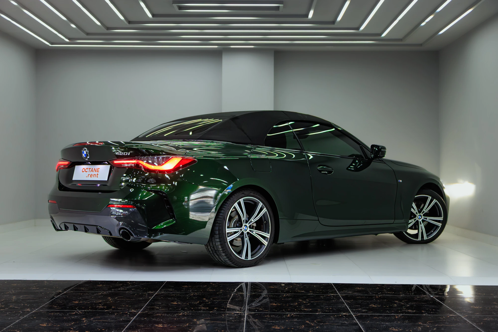 BMW 420 Convertible Green BMW 420 Convertible Green