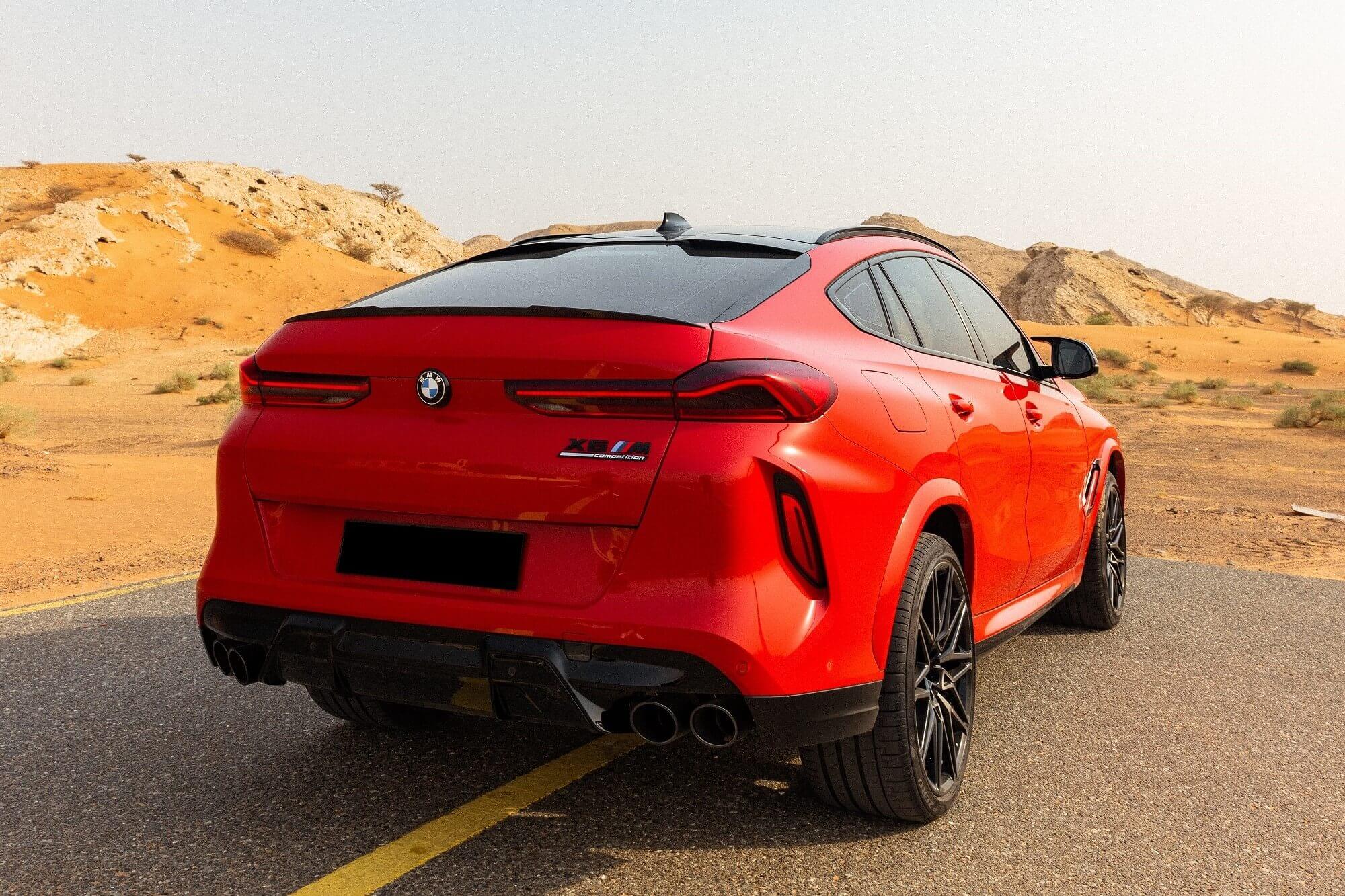 BMW X6M Röd