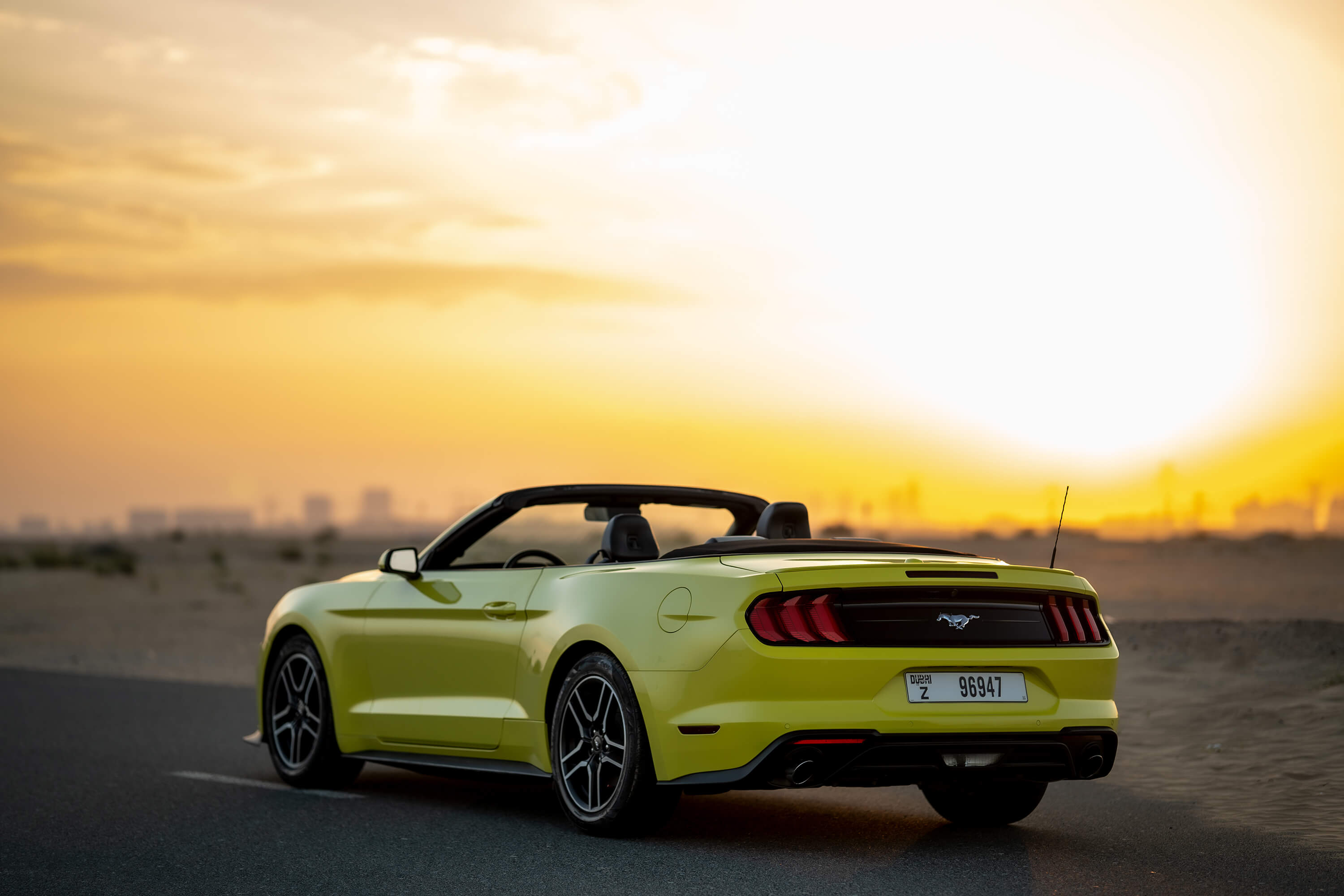 Ford Mustang Convertible Yellow
