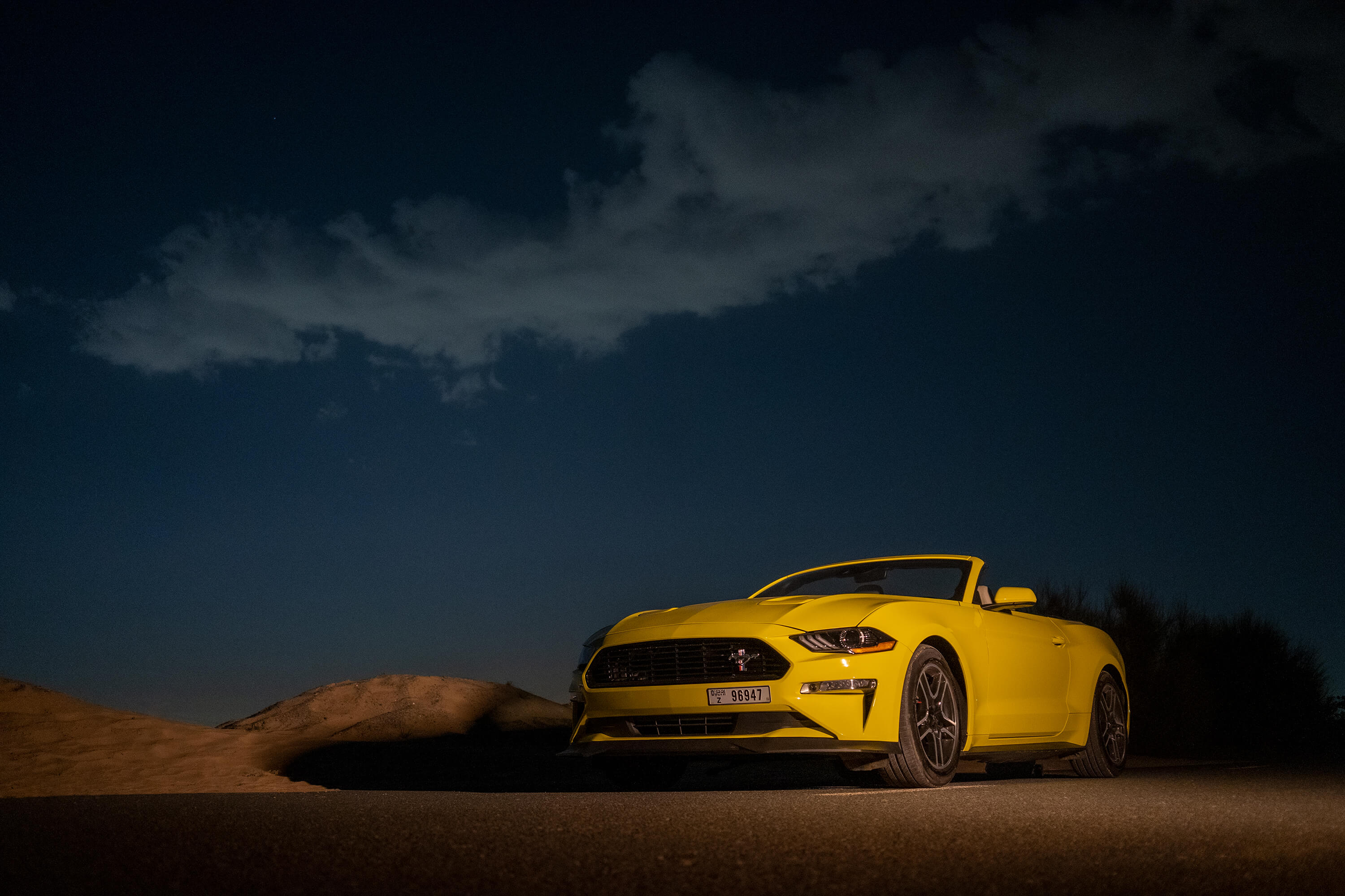 Ford Mustang Convertible Yellow