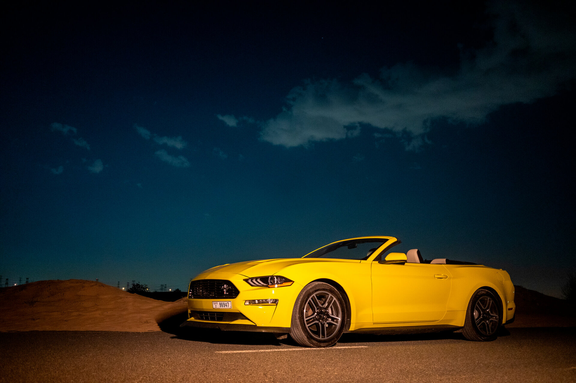 Ford Mustang Convertible Yellow