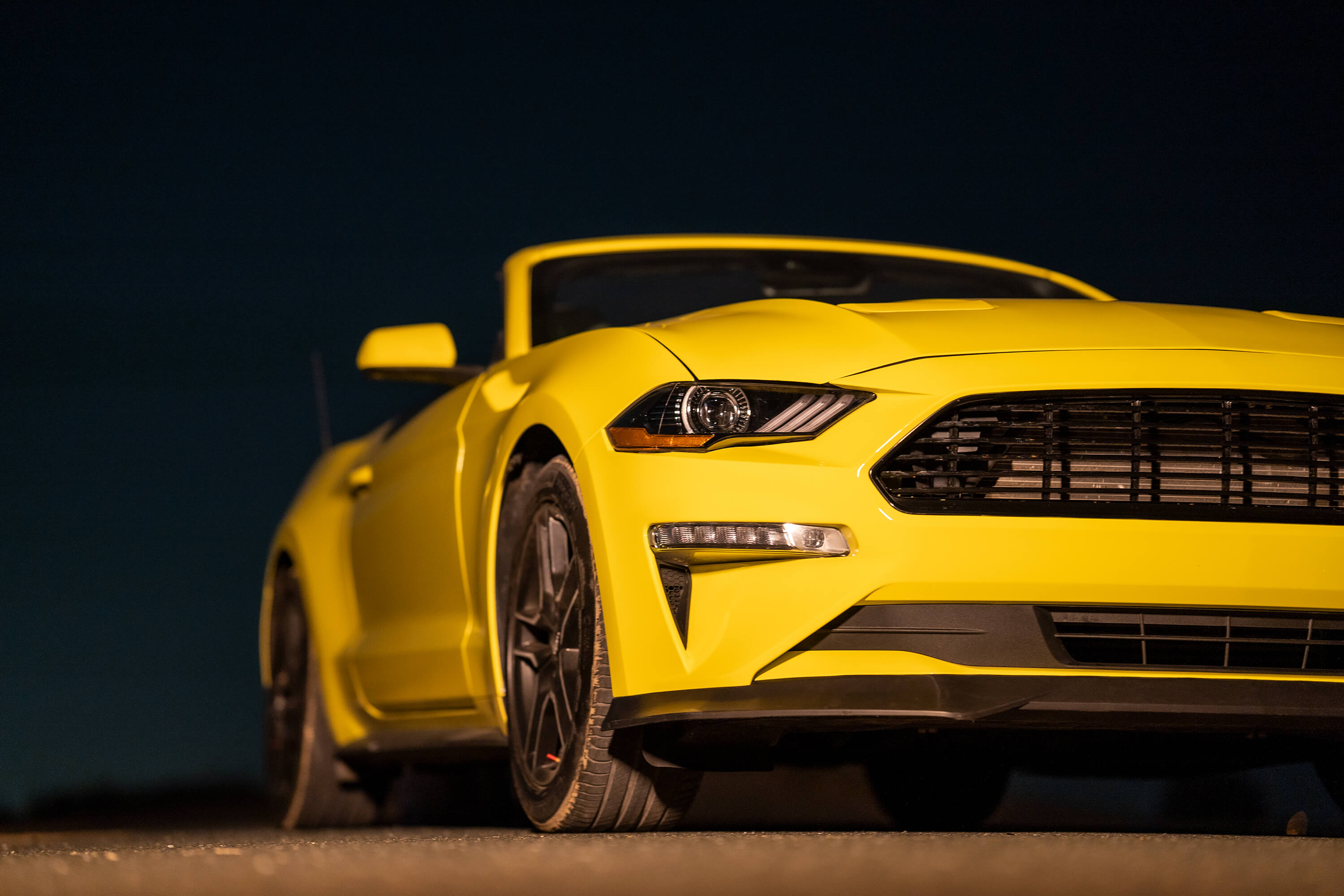 Ford Mustang Convertible Yellow