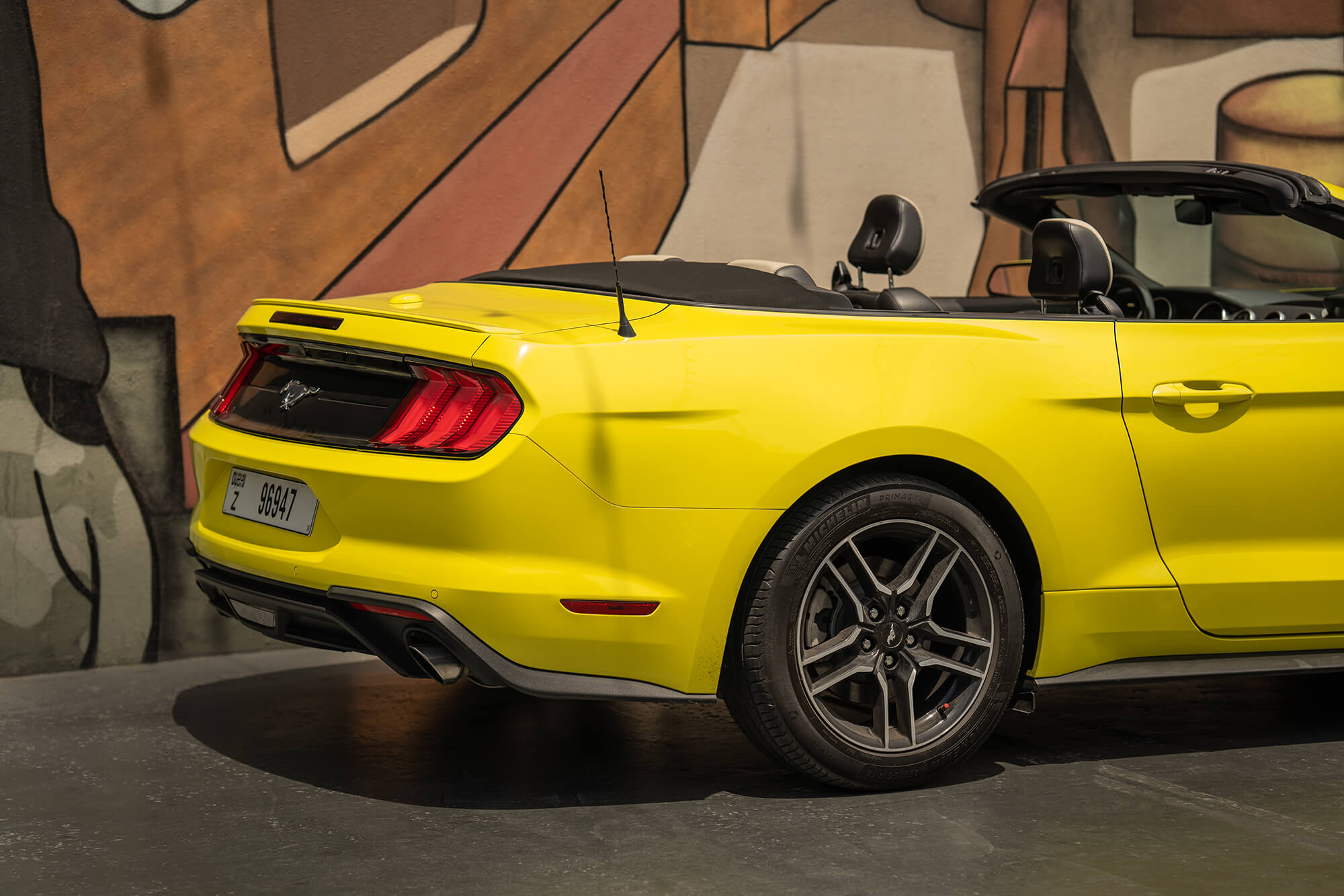 Ford Mustang Convertible Yellow
