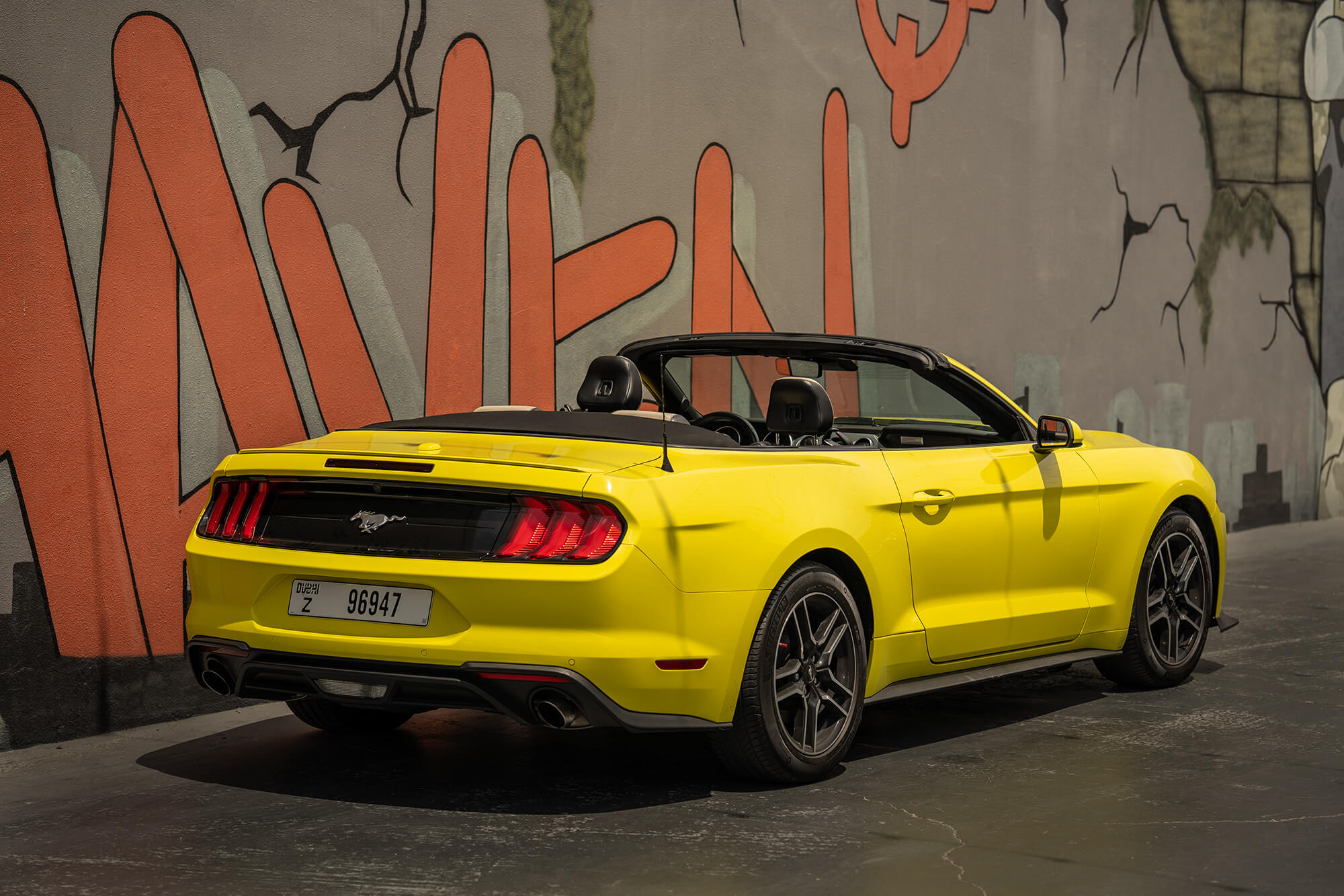 Ford Mustang Convertible Yellow