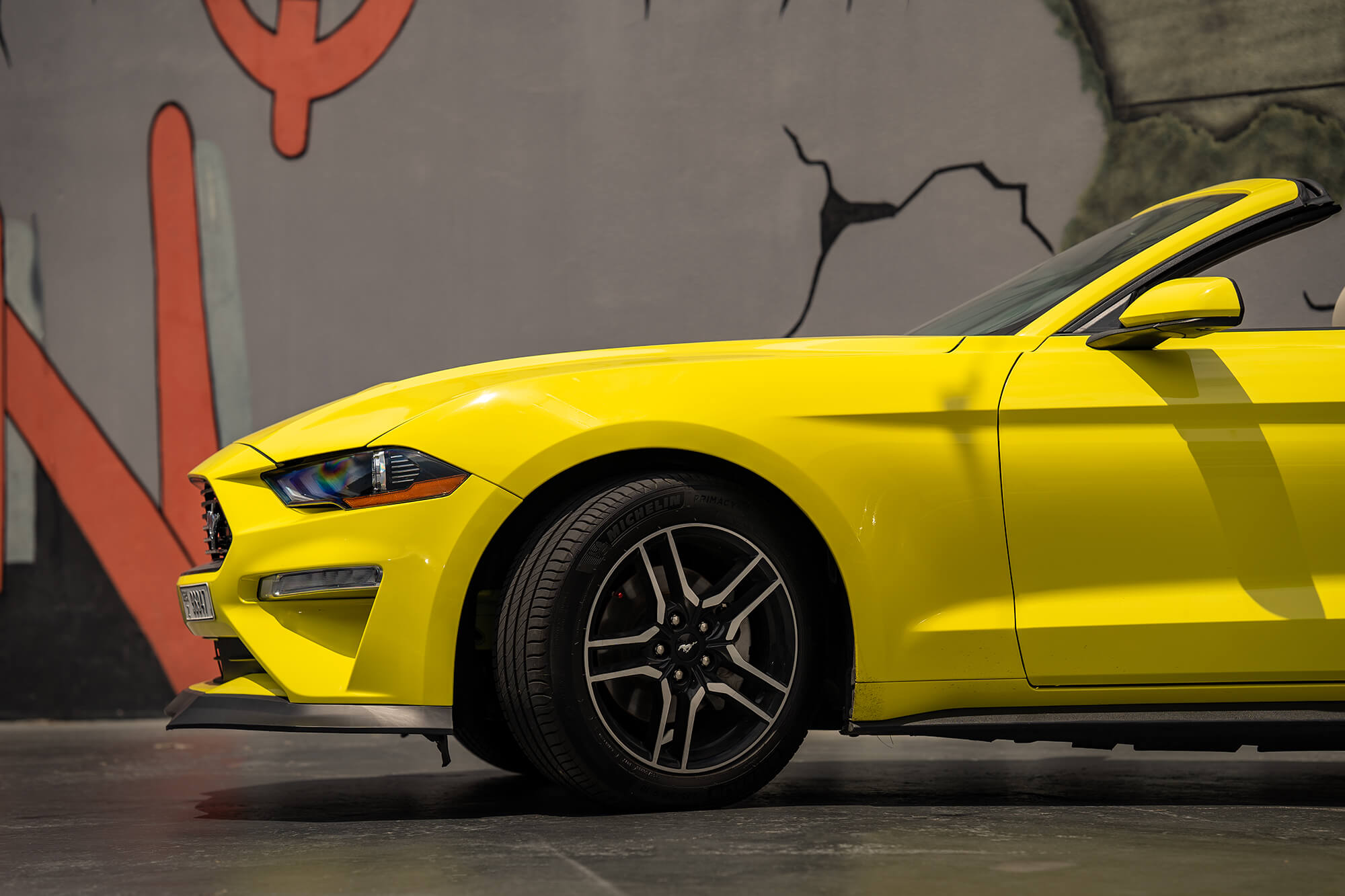 Ford Mustang Convertible Yellow
