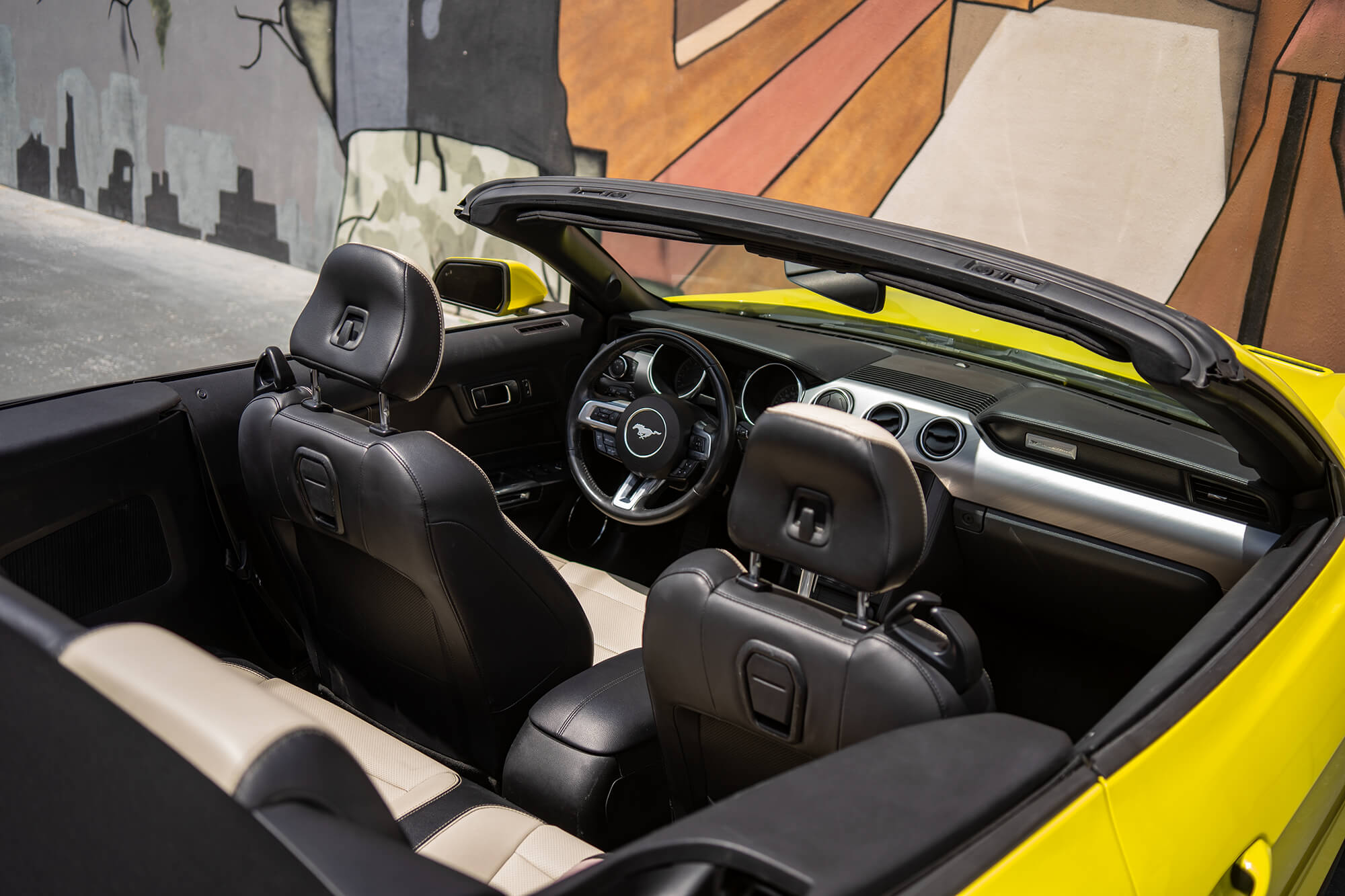 Ford Mustang Convertible Yellow