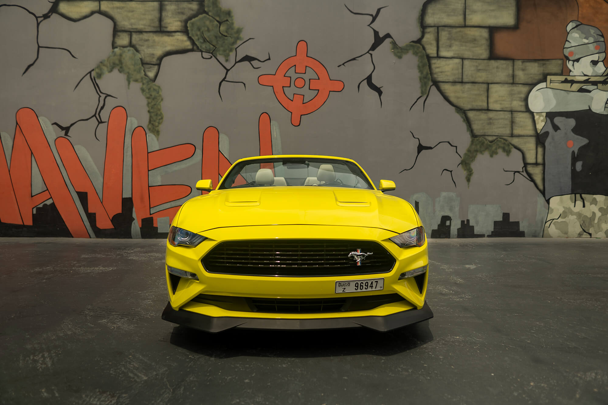 Ford Mustang Convertible Yellow