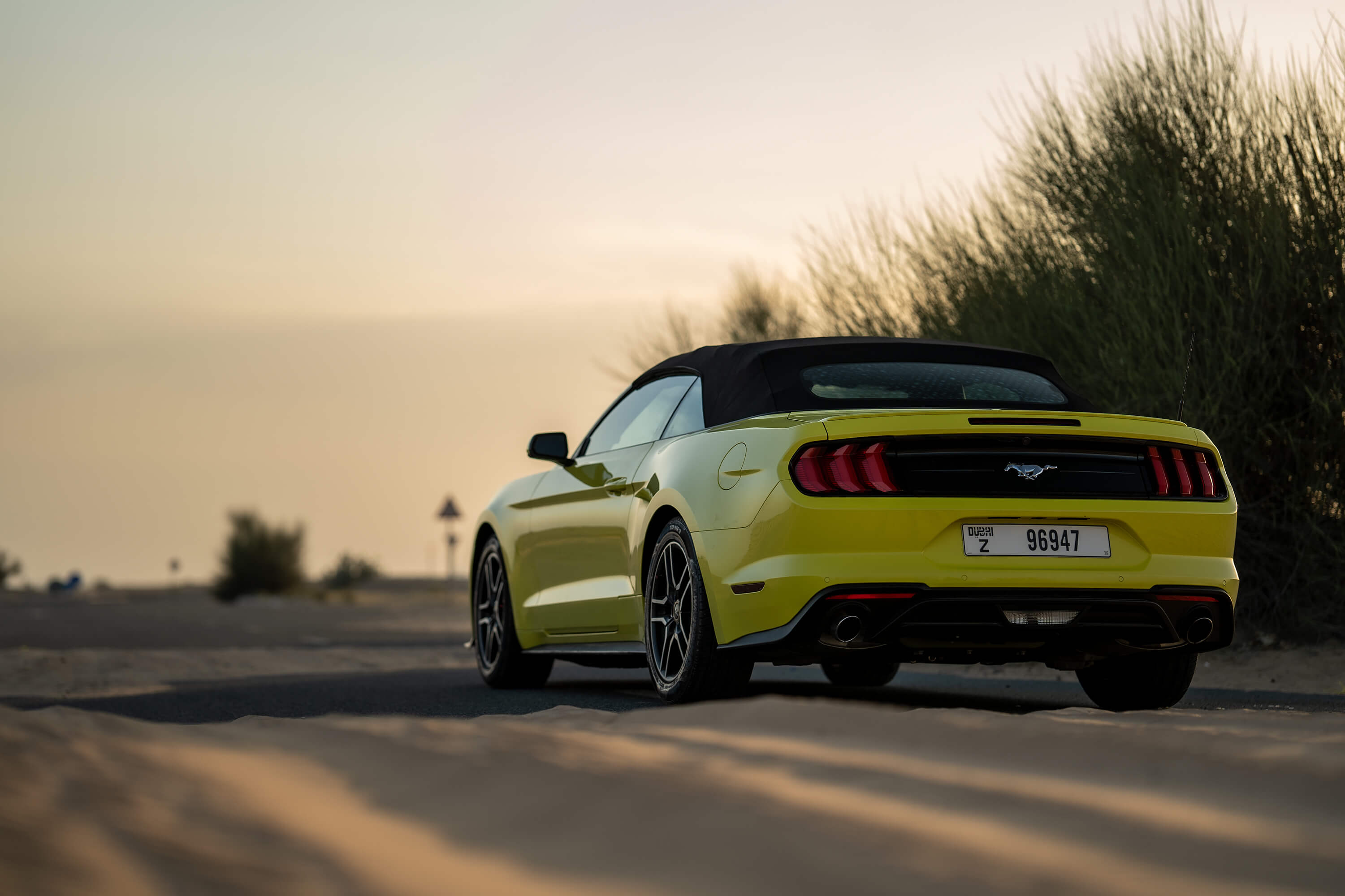 Ford Mustang Convertible Yellow