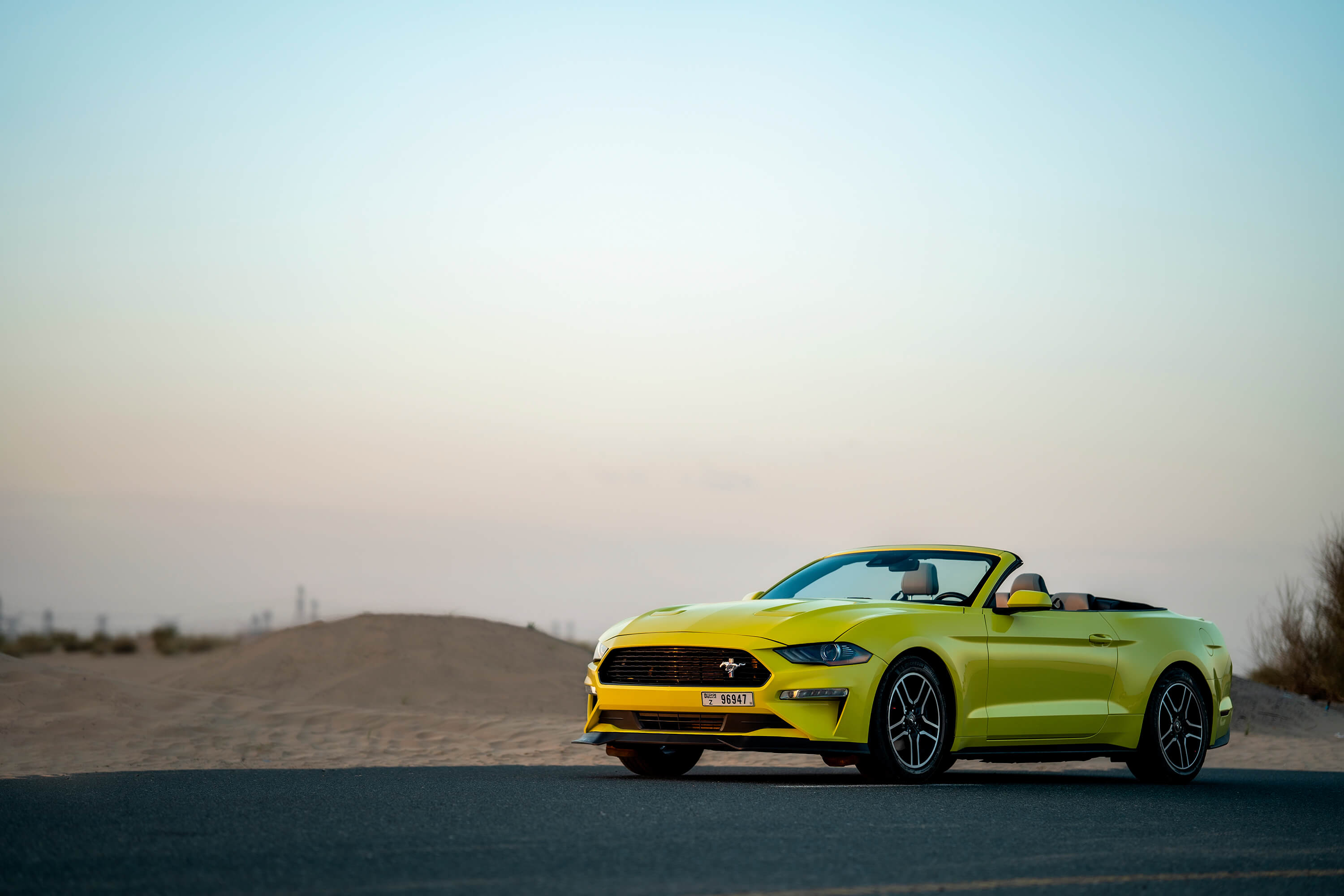 Ford Mustang Convertible Yellow