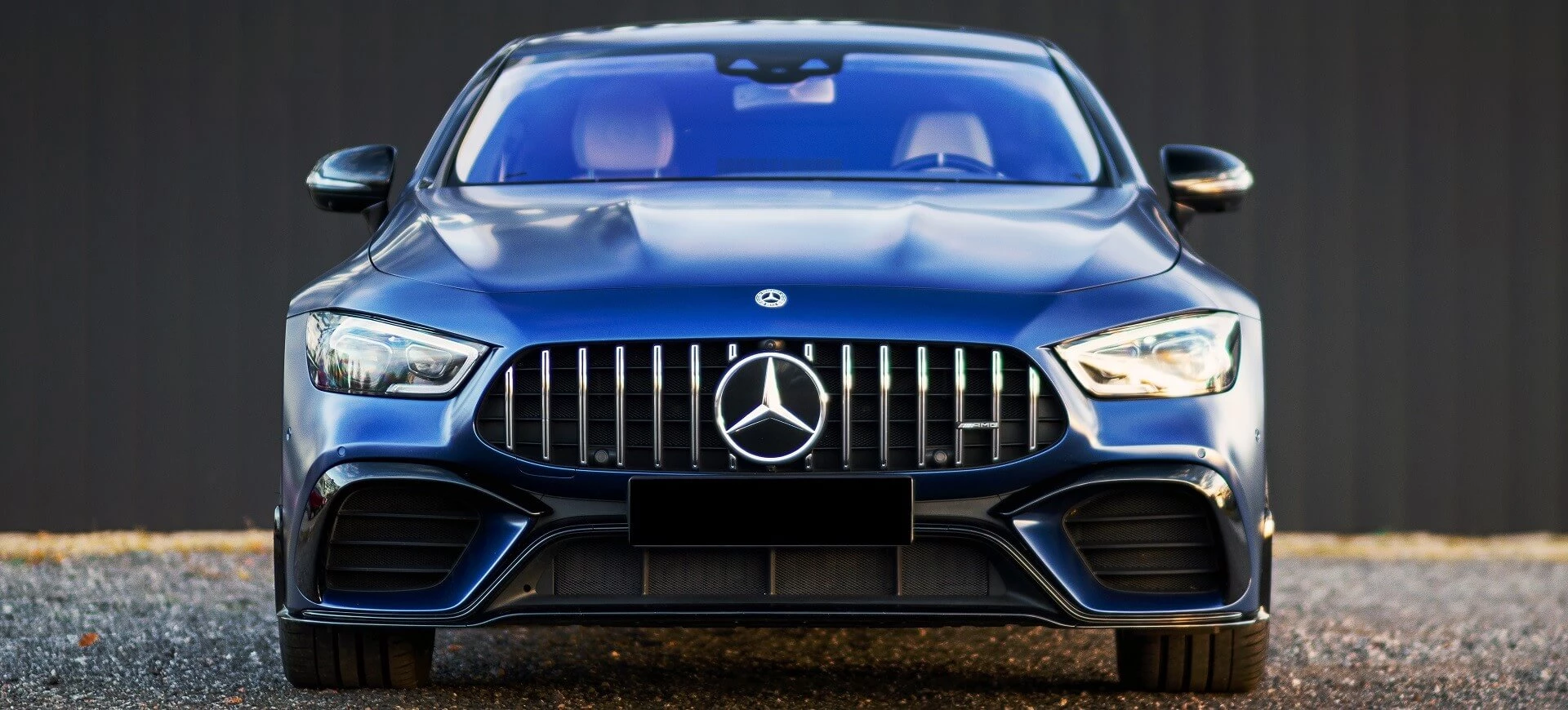 Mercedes Benz gt 63s Blauw mat