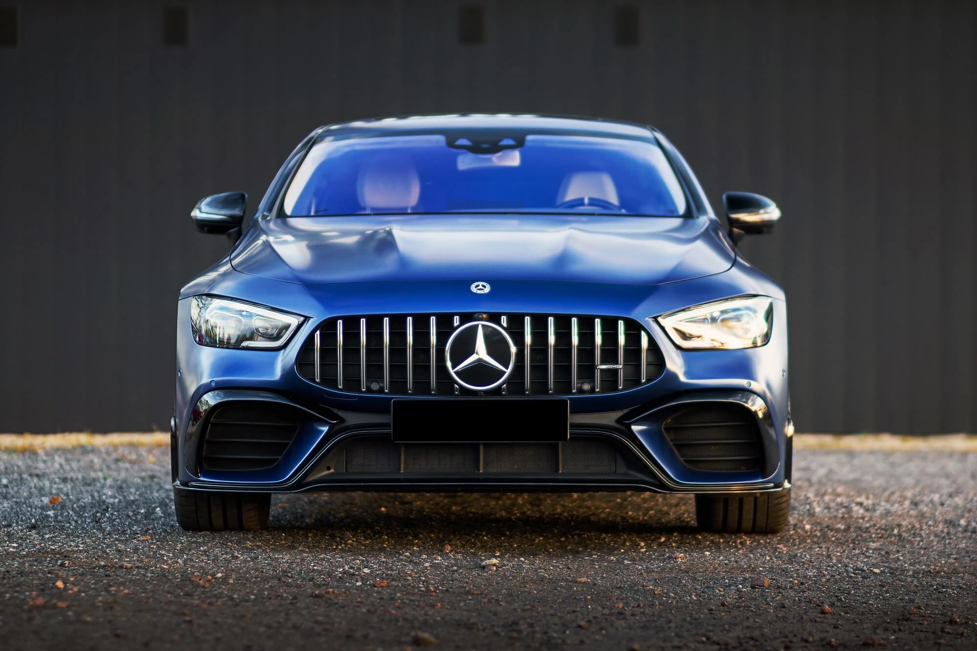 Mercedes Benz gt 63s Blauw mat