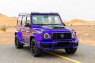 Mercedes Brabus G700 Purple rental