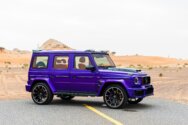 hire purple brabus g wagon
