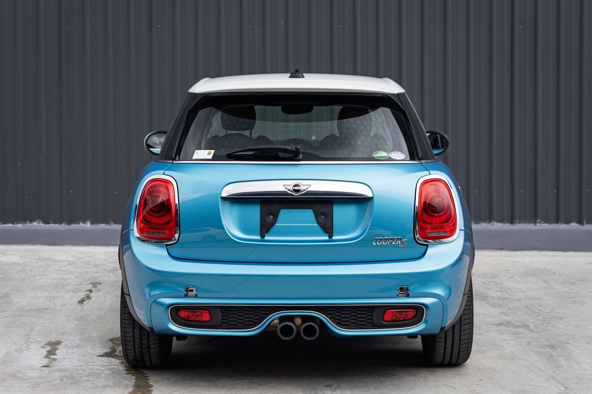Mini Cooper S Blue & White