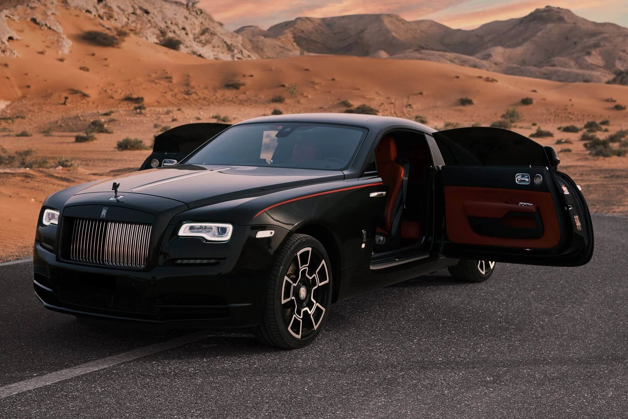 Rolls Royce Wraith Schwarz